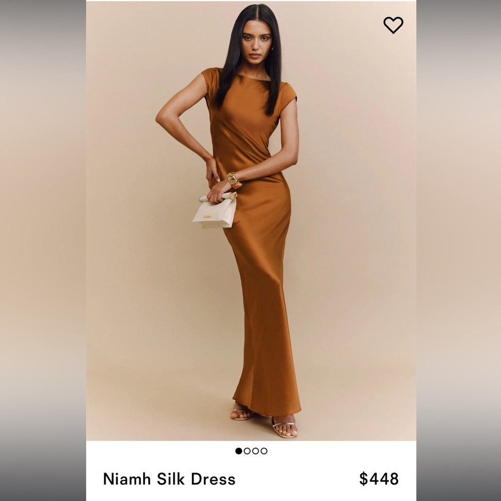 NWT Niamh Silk Dress - Sold Out on Reformation